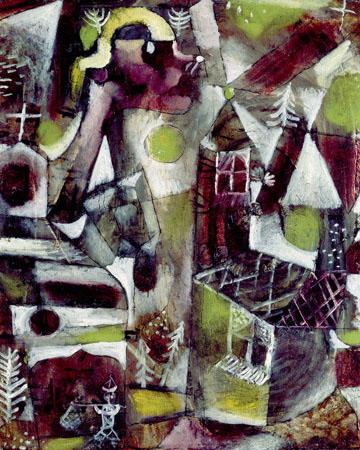 Paul Klee Sumpflegende, heute im Besitz des Lenbachhaus Munchen oil painting image